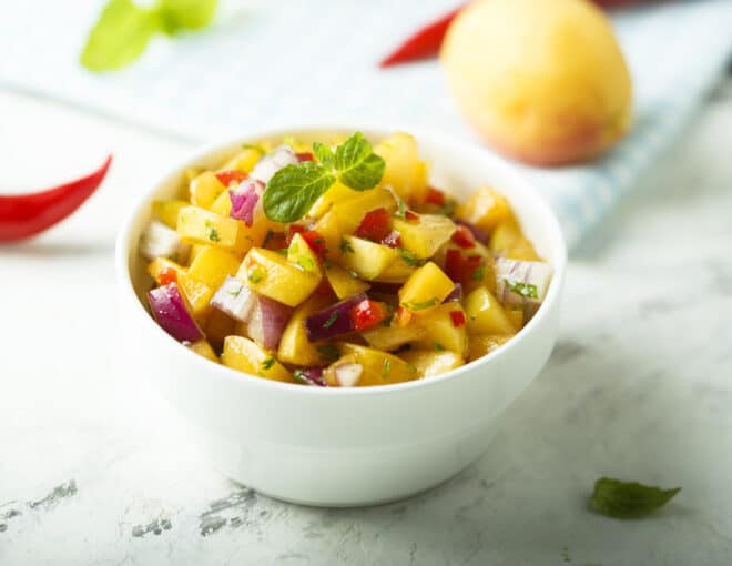 peach salsa