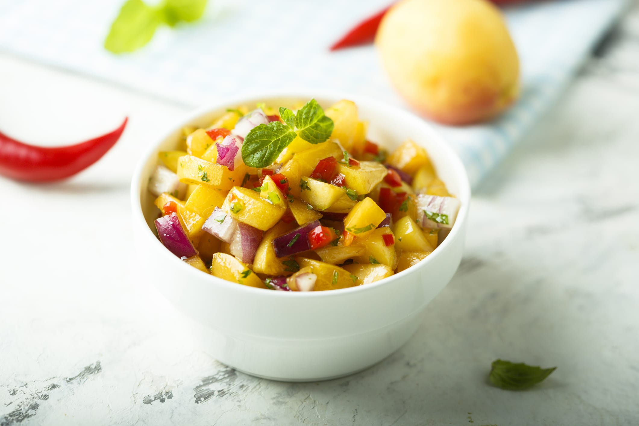 peach salsa