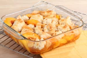 easy peach cobbler