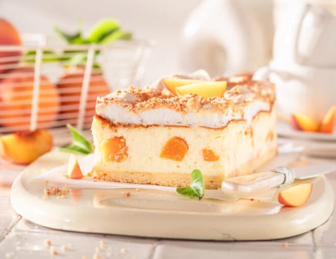 fresh peach cake