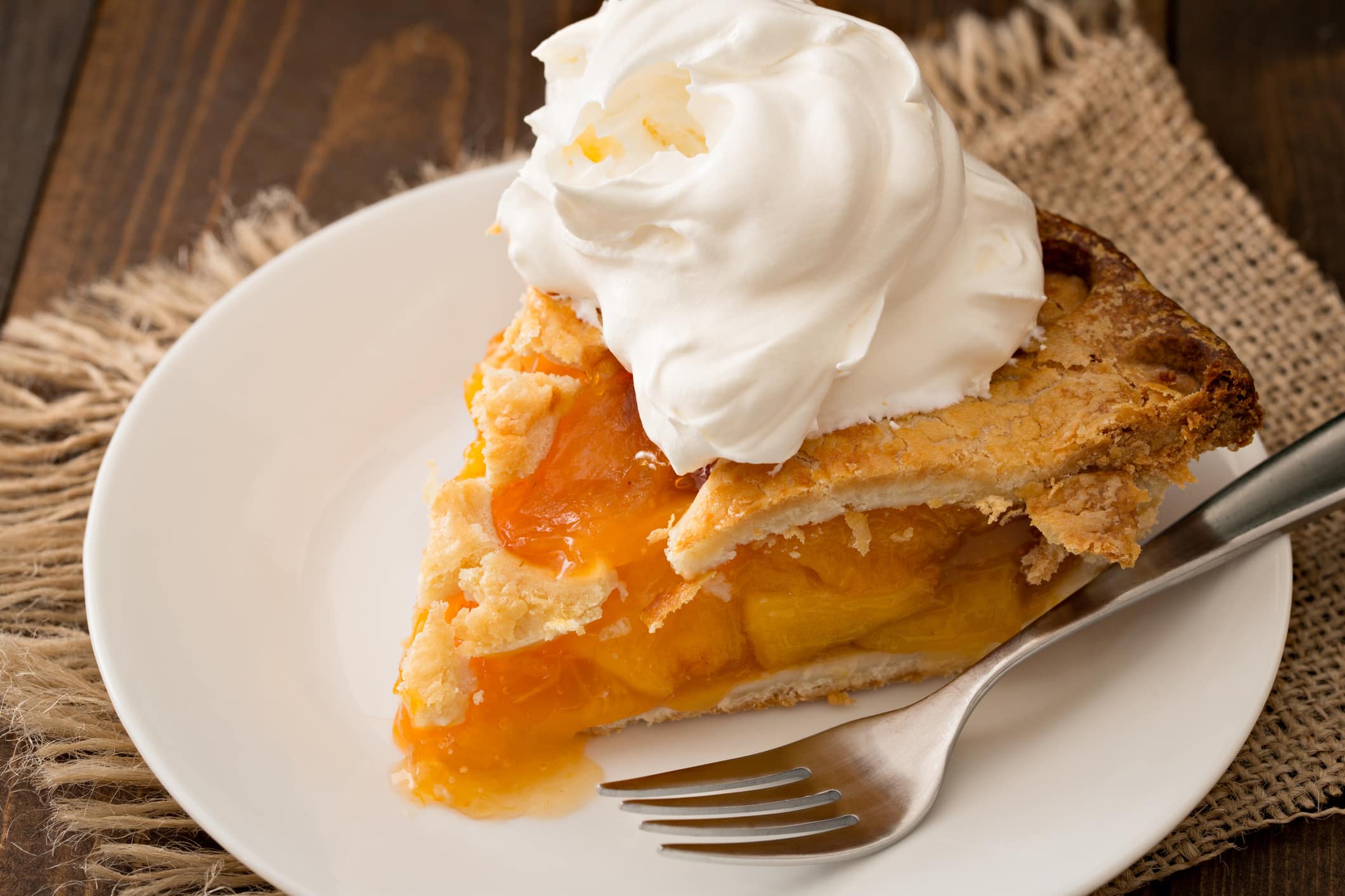peaches and cream pie