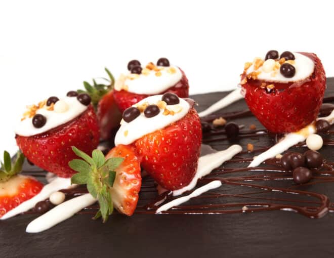 cheesecake stuff strawberries
