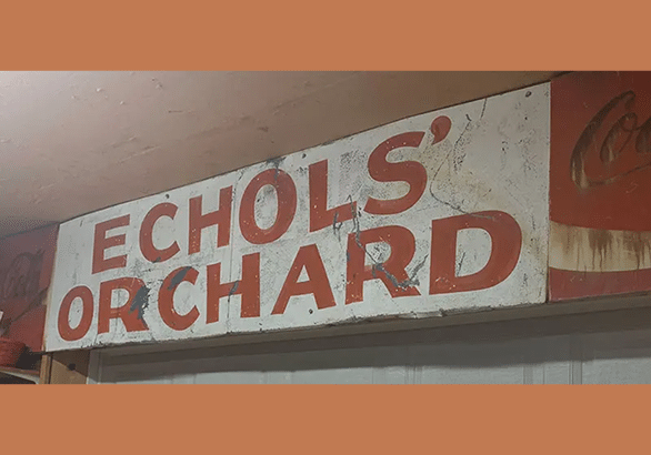 Image of the Echol's Orchard sign