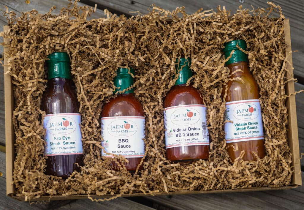 grilling gift box from the market at Jaemor Farms