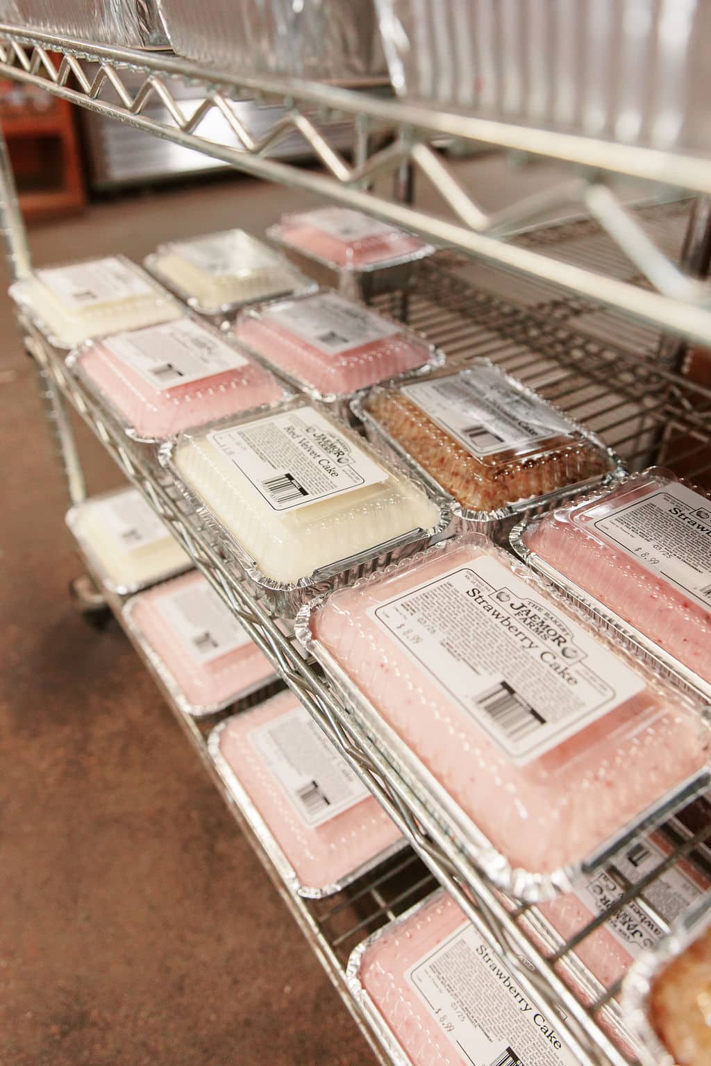 small homemade cakes from the bakery at Jaemor Farms