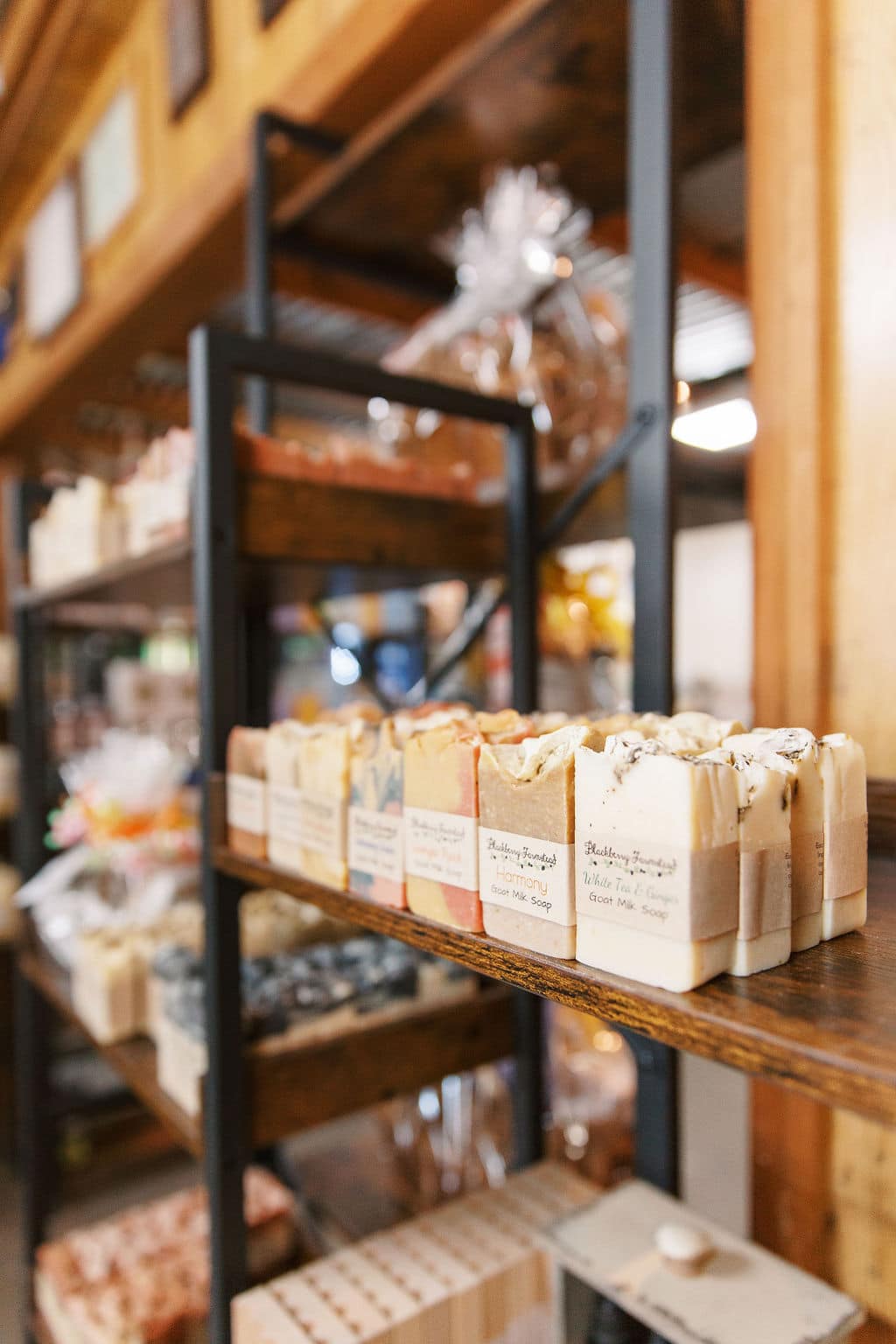 handmade soap from the market at Jaemor Farms