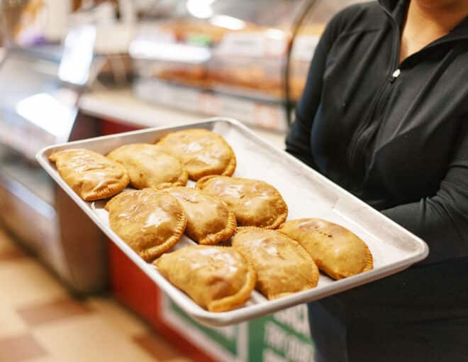 fried pies from the bakery at Jaemor Farms